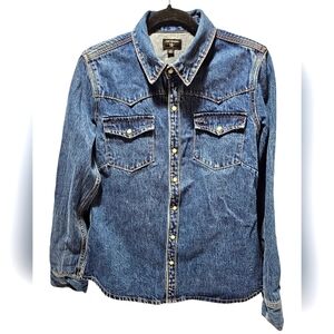 True Religion Women's Denim Dress Shirt